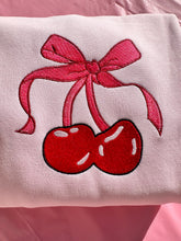 Load image into Gallery viewer, Cherry Bow Sweatshirt
