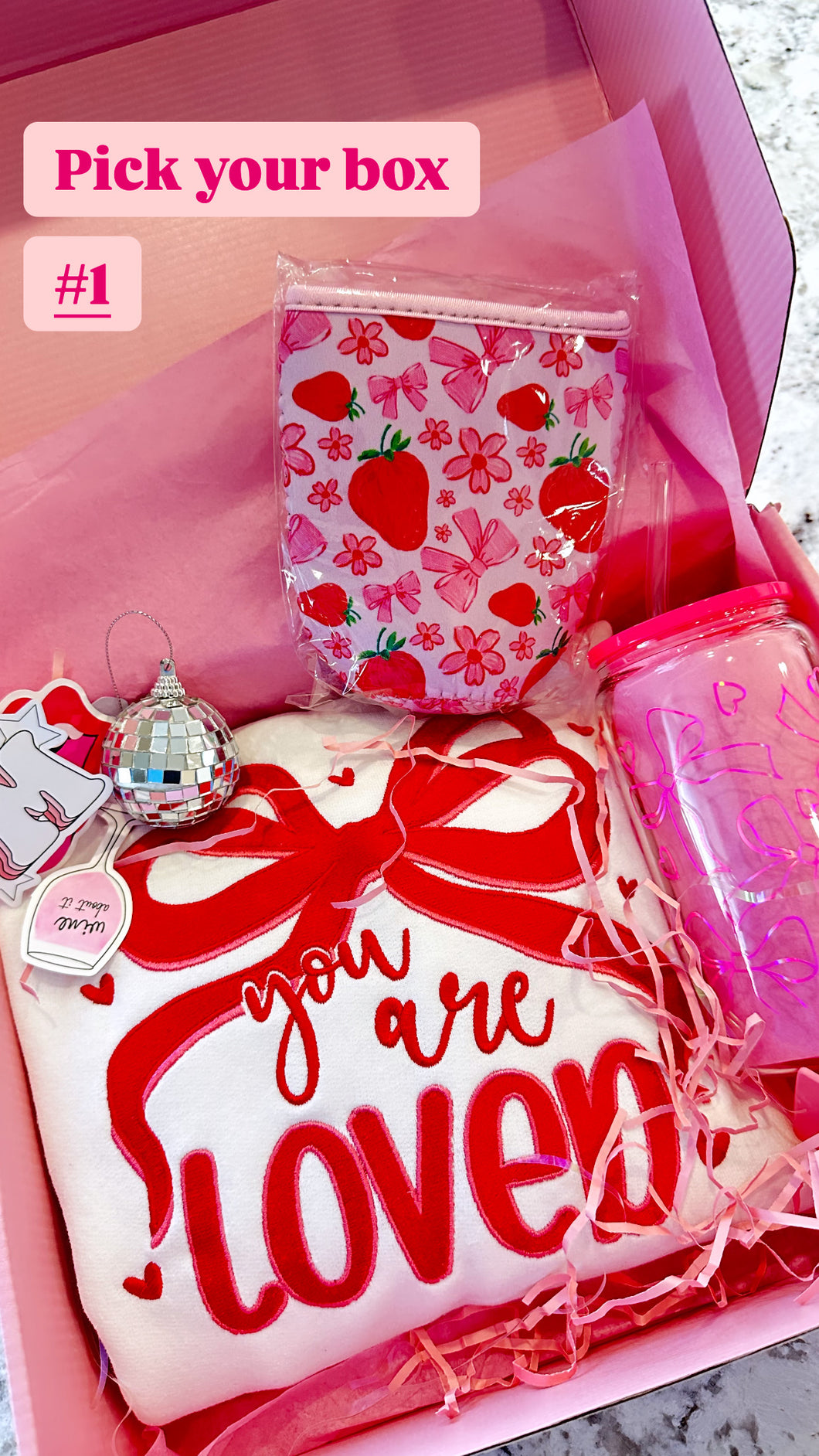 Galentines Day Gift Box, Valentine Day Gift Basket, Valentine's Day Gift for Her, Valentine Package, Gift Box Girlfriend, Gift basket Mom