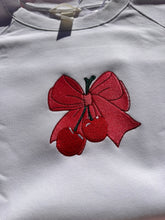 Load image into Gallery viewer, Cherry Big Bow Sweatshirt
