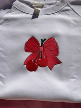 Load image into Gallery viewer, Cherry Big Bow Sweatshirt
