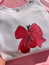 Load image into Gallery viewer, Cherry Big Bow Sweatshirt
