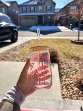 Load image into Gallery viewer, Cute Bow Beer Can Glass- Soda Can Glass, Housewarming Gift,Iced Coffee Cup, Mug, Glass Cup
