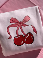 Load image into Gallery viewer, Cherry Bow Sweatshirt
