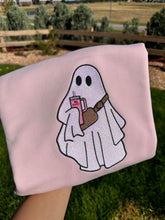 Load image into Gallery viewer, Boo-Jee Ghost Embroidery sweatshirt/Cute Ghost
