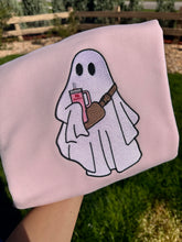 Load image into Gallery viewer, Boo-Jee Ghost Embroidery sweatshirt/Cute Ghost
