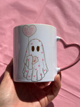 Load image into Gallery viewer, Be my Boo heart mug
