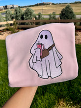 Load image into Gallery viewer, Boo-Jee Ghost Embroidery sweatshirt/Cute Ghost
