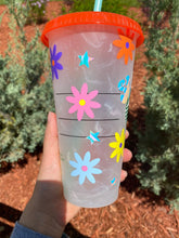 Load image into Gallery viewer, Hippie Starbucks Confetti Cup, Starbucks Color Changing Cup, Starbucks Tumbler, Starbucks Cup, Starbucks Summer 2021, Starbucks
