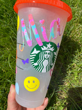 Load image into Gallery viewer, Happy Tumbler Starbucks Confetti Cup, Starbucks Color Changing Cup, Starbucks Tumbler, Starbucks Cup, Starbucks Summer 2021, Starbucks,
