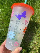 Load image into Gallery viewer, Happy Tumbler Starbucks Confetti Cup, Starbucks Color Changing Cup, Starbucks Tumbler, Starbucks Cup, Starbucks Summer 2021, Starbucks,
