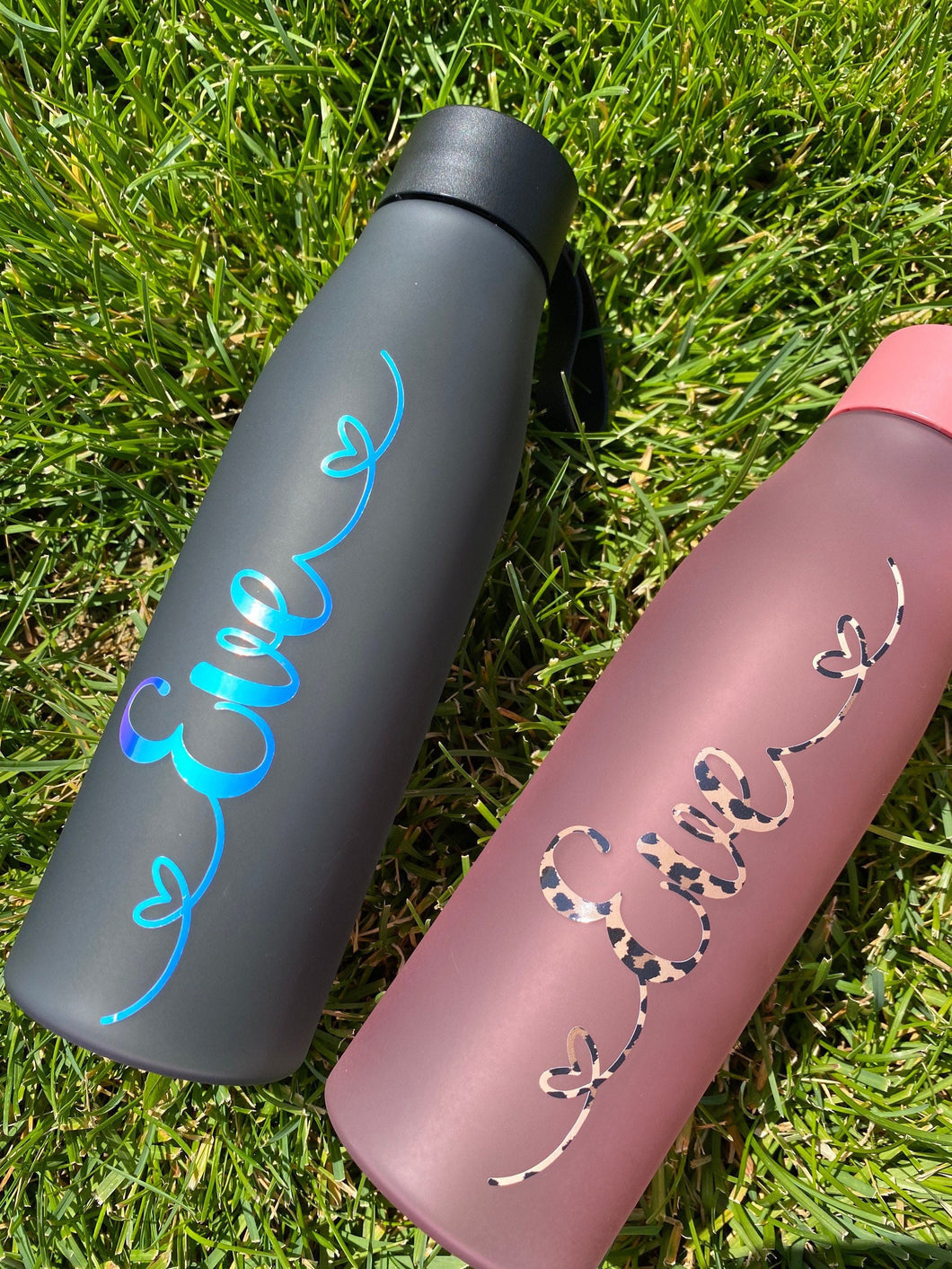 Personalized Water Bottle, Matte water bottle with Silicon handle, 20 oz water bottle, Personalized bottles, Back to school water bottle