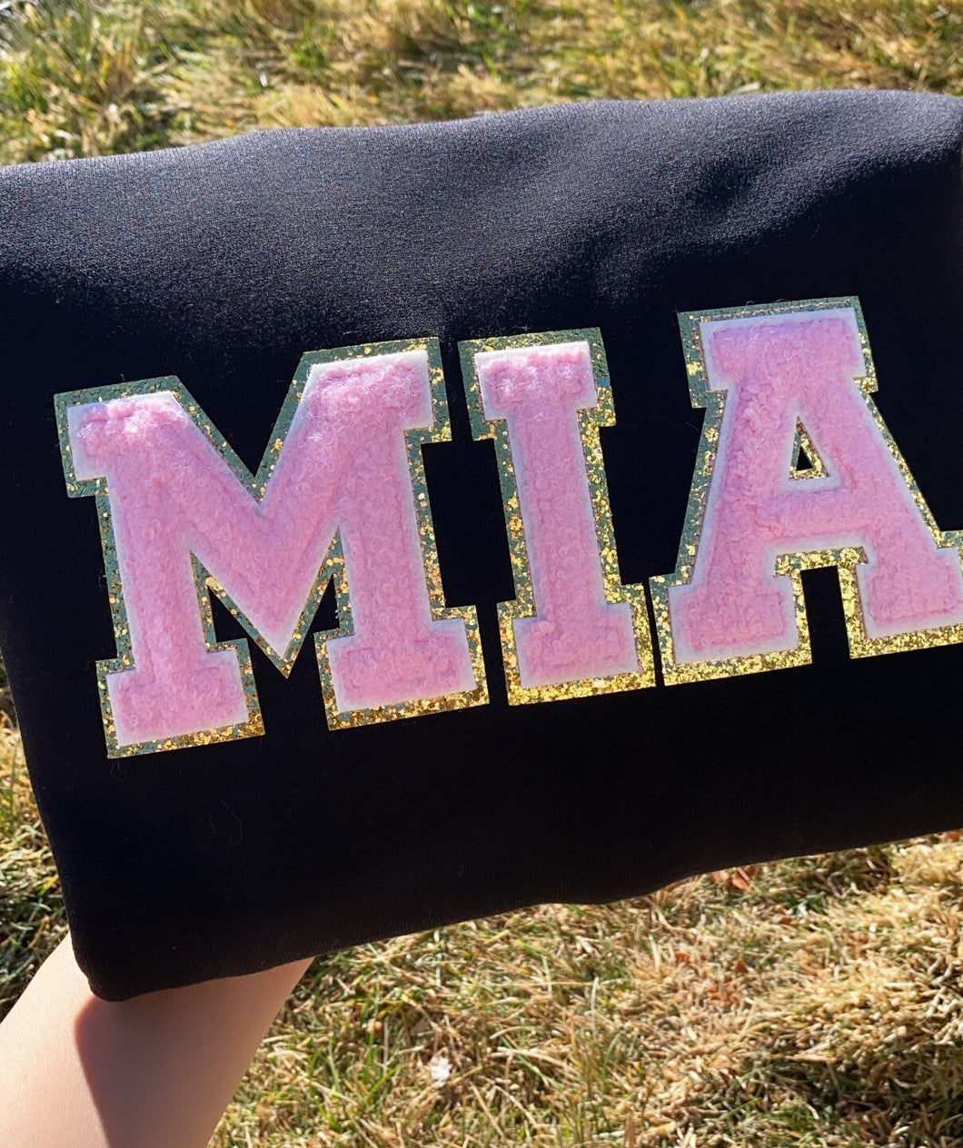 Personalized Chenille Sweatshirt, Trendy sweatshirts, Varisty Letter Patches, Cute Sweatshirts