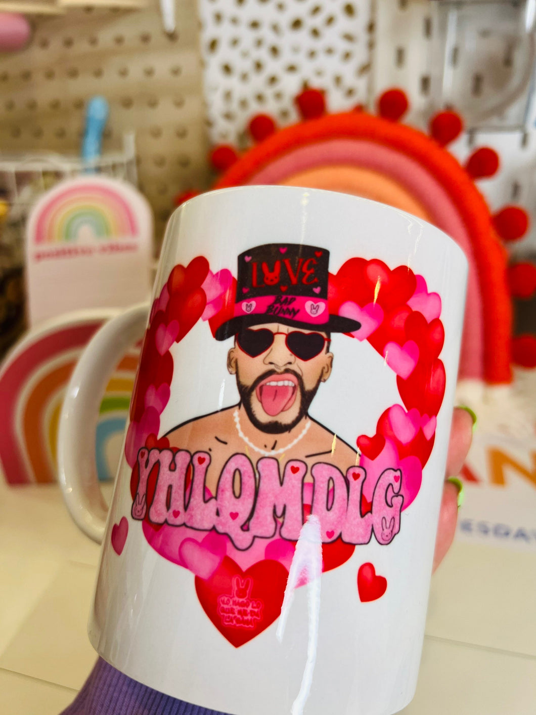 Bad Bunny Mug Perfect For Coffee, Tea | Valentine’s Day bad bunny Mug