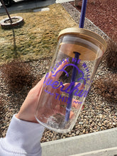 Load image into Gallery viewer, 20oz  Tall Tumbler Glass|Excuse me while I overthink this| Gifts
