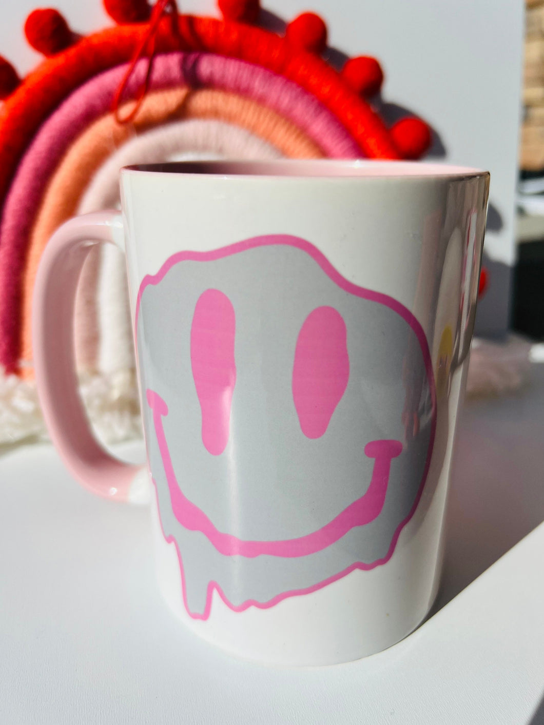 Happy Face Mug Perfect For Coffee, Tea