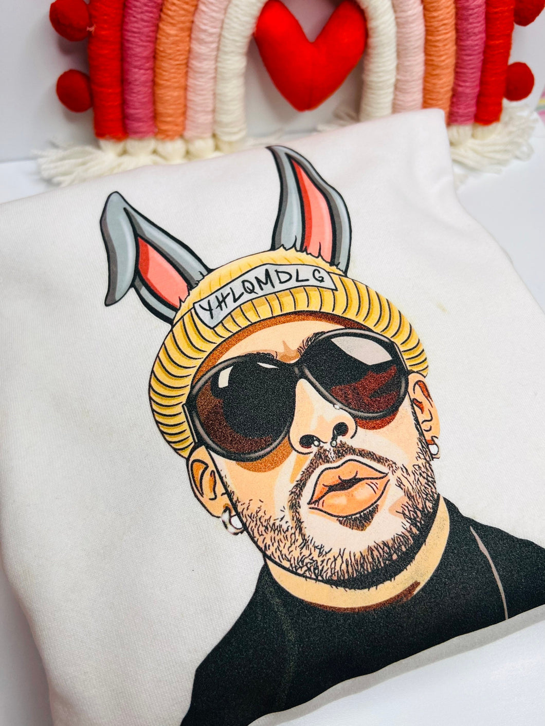 Bad Bunny Sweatshirt | Bad Bunny YHLQMDLG