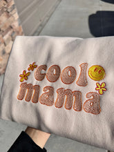 Load image into Gallery viewer, Cool Mama Sweatshirts | Cool Mom | Gift for Mom | Embroidered Mom Sweatshirt
