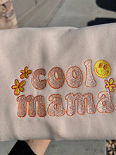 Load image into Gallery viewer, Cool Mama Sweatshirts | Cool Mom | Gift for Mom | Embroidered Mom Sweatshirt
