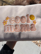 Load image into Gallery viewer, Cool Mama Sweatshirts | Cool Mom | Gift for Mom | Embroidered Mom Sweatshirt
