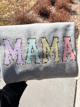 Load image into Gallery viewer, MAMA Unisex Sweatshirt Retro Style Mom Life Graphic Pullover Sweatshirt, Gift for Mom
