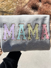 Load image into Gallery viewer, MAMA Unisex Sweatshirt Retro Style Mom Life Graphic Pullover Sweatshirt, Gift for Mom
