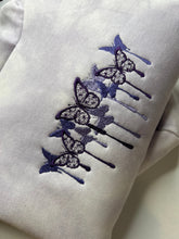 Load image into Gallery viewer, Embroidered hoodie, Embroidery Butterfly Sweatshirts Gift for her
