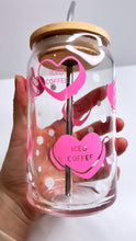 Load image into Gallery viewer, Ice Coffee Can Glass- Soda Can Glass, Housewarming Gift,Iced Coffee Cup, Mug, Glass Cup
