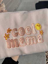 Load image into Gallery viewer, Cool Mama Sweatshirts | Cool Mom | Gift for Mom | Embroidered Mom Sweatshirt
