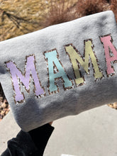 Load image into Gallery viewer, MAMA Unisex Sweatshirt Retro Style Mom Life Graphic Pullover Sweatshirt, Gift for Mom
