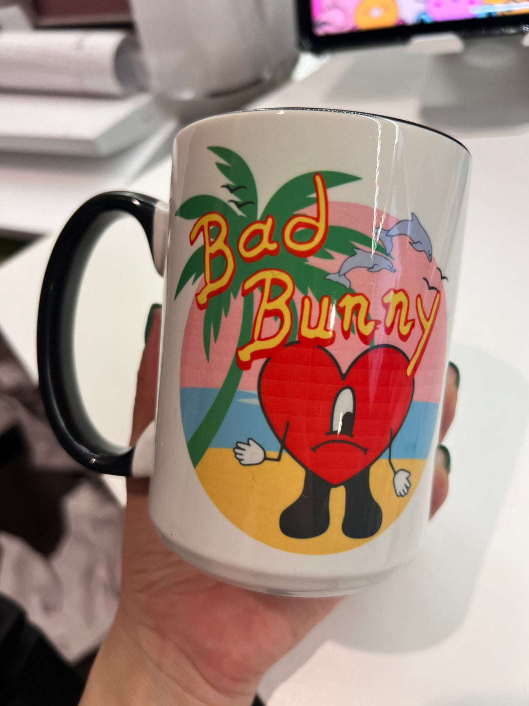 Bad Bunny Mug| Mug Perfect For Coffee, Tea