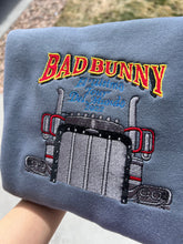 Load image into Gallery viewer, Eutdm bunny|El último tour del mundo Bad Bunny Embroidered Sweatshirt | Bad Bunny Yonagumi Embroidered Sweatshirts
