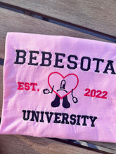 Load image into Gallery viewer, Bebesota University Embroidery T-shirt
