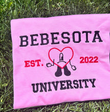 Load image into Gallery viewer, Bebesota University Embroidery T-shirt
