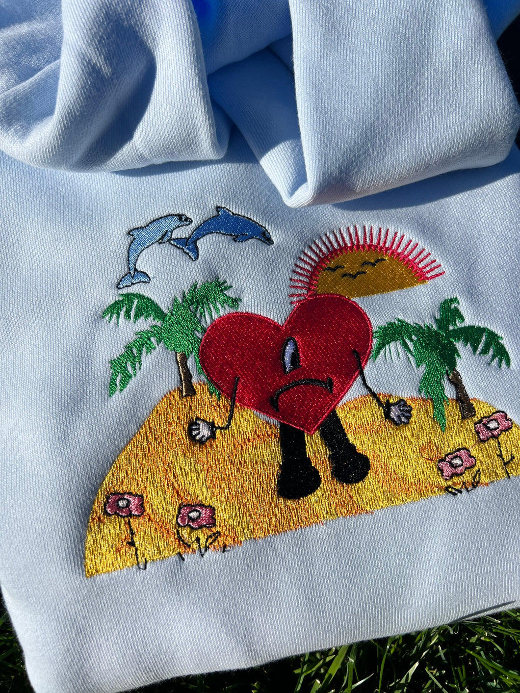 Un verano sin ti Bad bunny Embroidered hoodie, Embroidery, Girls,Gift for her