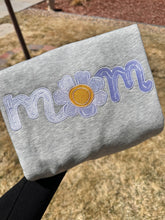 Load image into Gallery viewer, MOM Daisy Embroidered sweatshirts/ First time mom gift/Mom Sweatshirts
