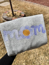 Load image into Gallery viewer, MOM Daisy Embroidered sweatshirts/ First time mom gift/Mom Sweatshirts
