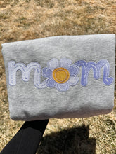 Load image into Gallery viewer, MOM Daisy Embroidered sweatshirts/ First time mom gift/Mom Sweatshirts
