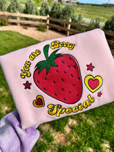 Load image into Gallery viewer, You are berry special Strawberry sweatshirt
