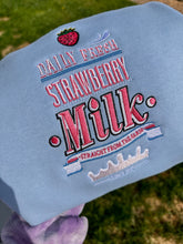 Load image into Gallery viewer, Strawberry Milk Embroidered sweatshirts
