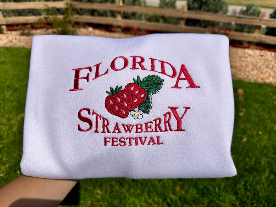 Florida Strawberry Festival  Embroidered sweatshirts