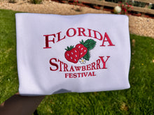 Load image into Gallery viewer, Florida Strawberry Festival  Embroidered sweatshirts
