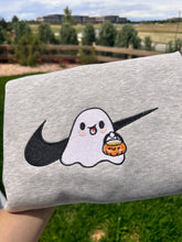 Load image into Gallery viewer, Cute Ghost Trick or Treat Halloween Sweatshirts| Embroidered Sweatshirts
