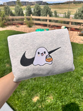 Load image into Gallery viewer, Cute Ghost Trick or Treat Halloween Sweatshirts| Embroidered Sweatshirts
