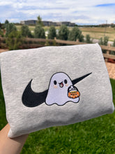 Load image into Gallery viewer, Cute Ghost Trick or Treat Halloween Sweatshirts| Embroidered Sweatshirts
