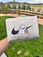 Load image into Gallery viewer, Cute Ghost Trick or Treat Halloween Sweatshirts| Embroidered Sweatshirts
