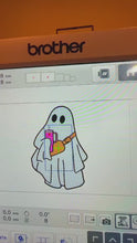 Load and play video in Gallery viewer, Boo-Jee Ghost Embroidery sweatshirt/Cute Ghost
