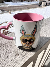 Load image into Gallery viewer, Bad bunny heart mug
