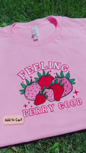 Load and play video in Gallery viewer, Feeling Berry Good Crew neck T-shirt
