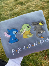 Load image into Gallery viewer, Friend Cute Embroidered Sweatshirts Gifts for her
