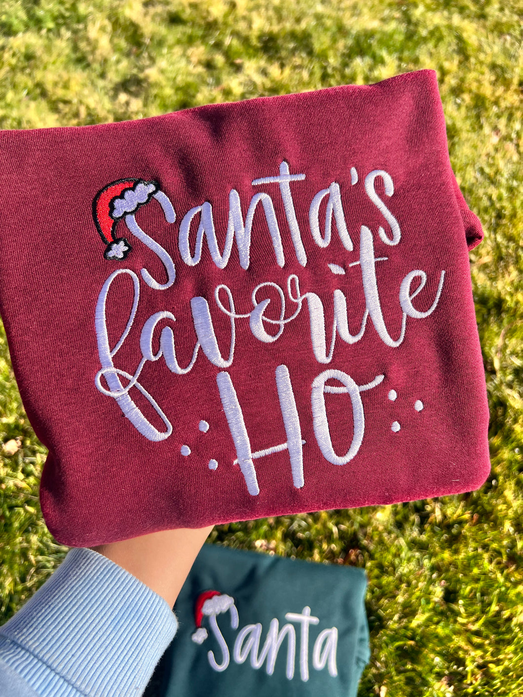 Santa Favorite Ho Christmas Sweatshirts